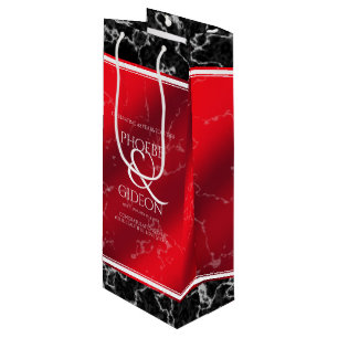 Elegant 42. Jasper Hochzeitstag Geschenktüte Für Weinflaschen