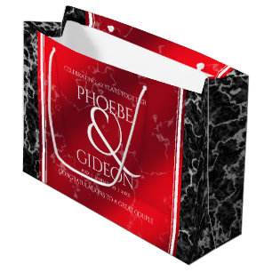 Elegant 42. Jasper Hochzeitstag Große Geschenktüte