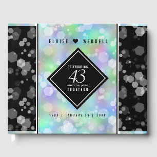 Elegant 43. Opal Hochzeitstag Gästebuch