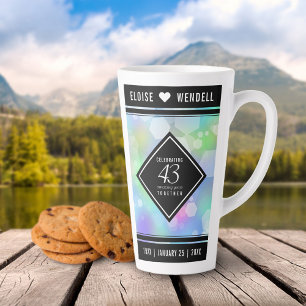 Elegant 43. Opal Hochzeitstag Milchtasse