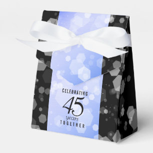 Elegant 45. Sapphire Hochzeit Jahrestag Geschenkschachtel