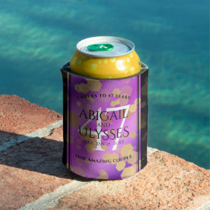 Elegant 47. Geburtstag von Amethyst Dosenkühler