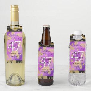 Elegant 47. Geburtstag von Amethyst Flaschenanhänger