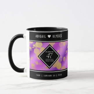 Elegant 47. Geburtstag von Amethyst Tasse