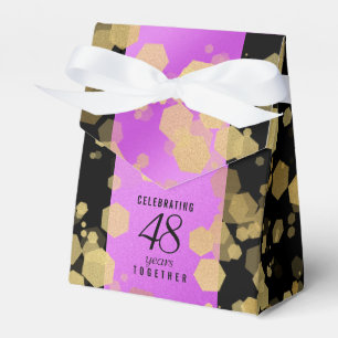 Elegant 48. Geburtstag von Amethyst Geschenkschachtel