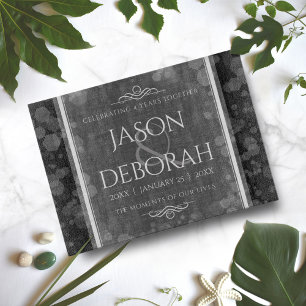 Elegant 4th Linen Wedding Anniversary Celebration Schneidebrett