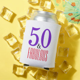 Elegant 50. Fabulous Geburtstagsgeschenk Dosenkühler