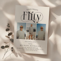 Elegant 50 Foto Collage 50. Geburtstag