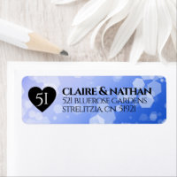 Elegant 51. Saphire Hochzeitstag