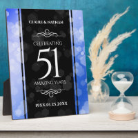 Elegant 51. Saphire Hochzeitstag