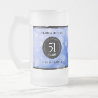 Elegant 51. Saphire Hochzeitstag