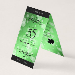 Elegant 55. Emerald Wedding Jubiläum