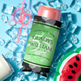 Elegant 55. Emerald Wedding Jubiläum Selters Dosenkühler