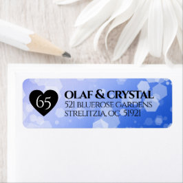 Elegant 65. Blue Sapphire Hochzeitstag