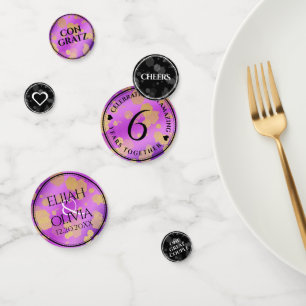 Elegant 6. Geburtstag von Amethyst Konfetti