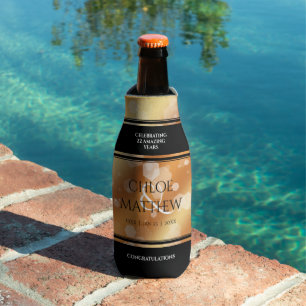 Elegant 7. 22. 49. Geburtstag der Kupferhochzeit Flaschenkühler