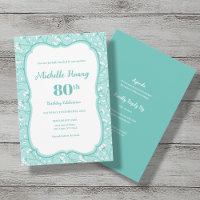 Elegant 80. Geburtstagsfeier