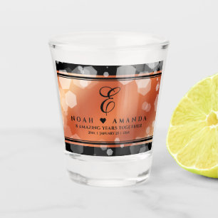 Elegant 8. 32. Bronzene Hochzeitsjubiläum Schnapsglas