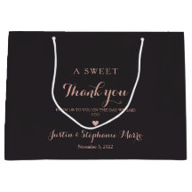 Elegant A Sweet Vielen Dank für Ihre Hochzeit Pers