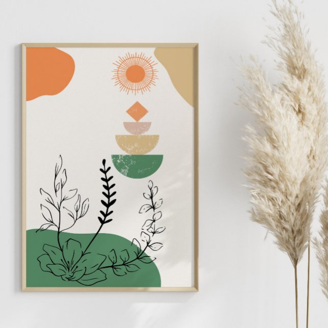 Elegant abstrakt geometrisch, minimalistisch in de poster (Von Creator hochgeladen)