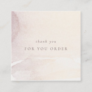 Elegant Abstrakt Gold Lila Shiny Vielen Dank für I Quadratische Visitenkarte