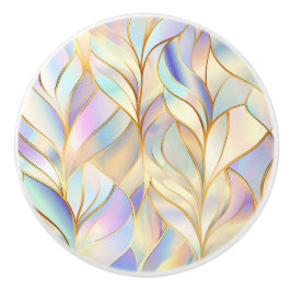 Elegant Abstrakt Pastell Keramikknauf