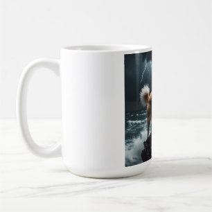 Elegant Akita Coffee Tasse