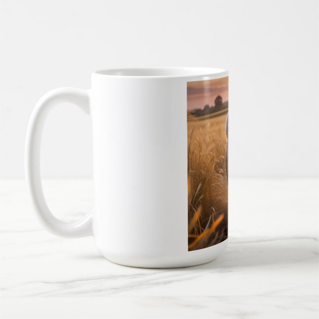 Elegant Akita Coffee Tasse (Links)