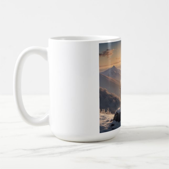 Elegant Akita Coffee Tasse (Links)