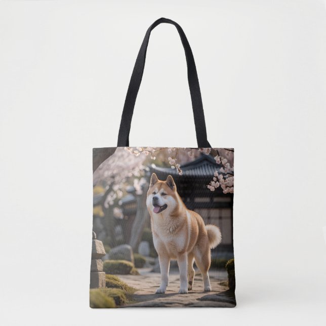 Elegant Akita Shoulder Tasche (Vorderseite)
