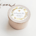 Elegant als Brautparty Runder Aufkleber<br><div class="desc">Elegant,  um Brautparty Classic Round Sticker Matching Artikel erhältlich.</div>
