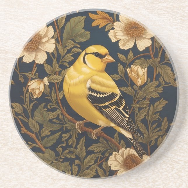 Elegant American Goldfinch Getränkeuntersetzer (Vorne)