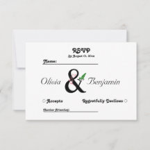 Elegant Ampersand Dankeschön Card