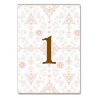 Elegant and customizable table numbers tischnummer