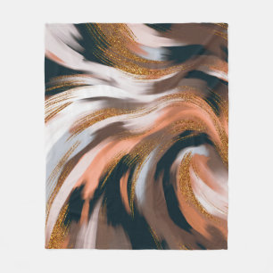 Elegant and glamorous style. Natural colour palett Fleecedecke