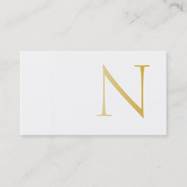Elegant and Modern ,(Golden) Visitenkarte