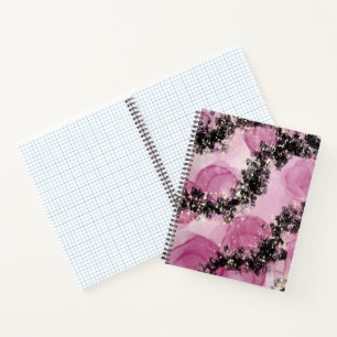 Elegant and modern Pink book cover Notizbuch