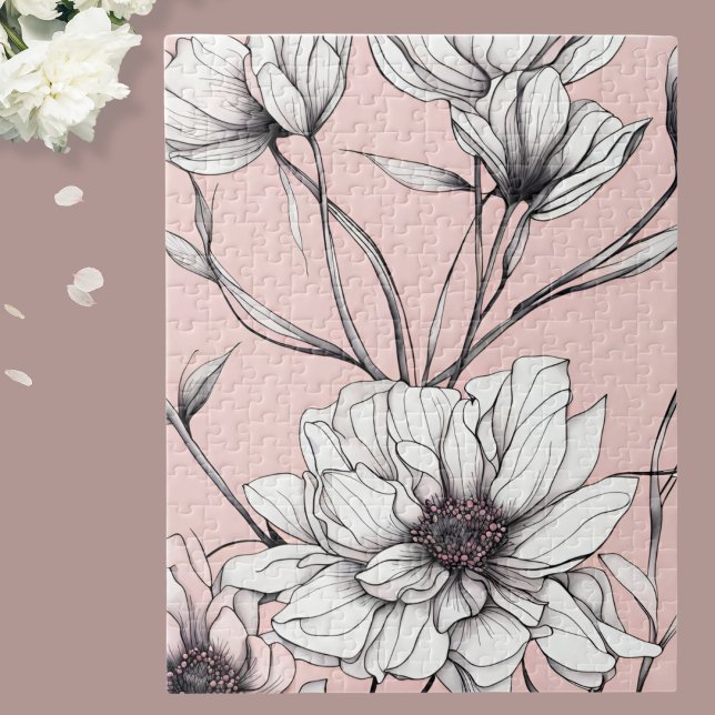 Elegant Anemone Floral Puzzle (Von Creator hochgeladen)