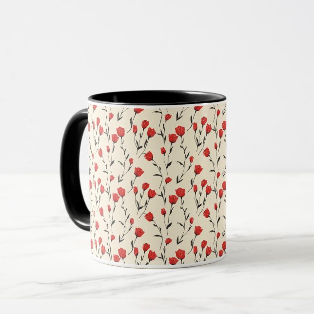 Elegant Anspruchsvoller Chic Niedlich Romantic Flo Tasse (Vorderseite Links)