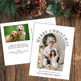 Elegant Arch Foto Frohe Weihnachten