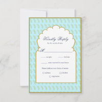 Elegant Arch Frame Aqua Indische Hochzeit RSVP Car