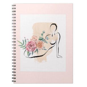 Elegant Art Design Spiral Foto Notebook 80 Seiten Notizblock