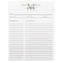 Elegant aus der Küche der Gold Monogram Rezept