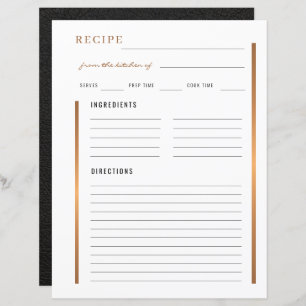 Elegant aus der Küche des Goldrezeptes