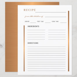 Elegant aus der Küche des Goldrezeptes