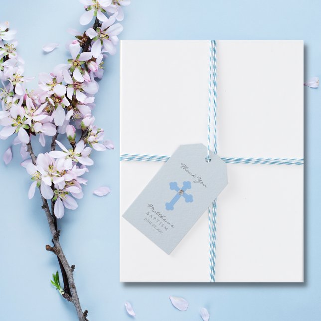 Elegant Baby Blue Cross Taufen/Christening Boy Geschenkanhänger (Von Creator hochgeladen)