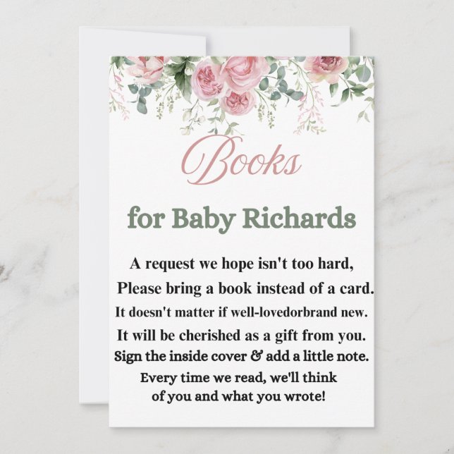 Elegant Baby Celebration Invite Einladung (Vorderseite)