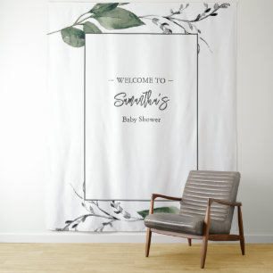 Elegant Baby Duwer Backdrops Greenerity Wandteppich