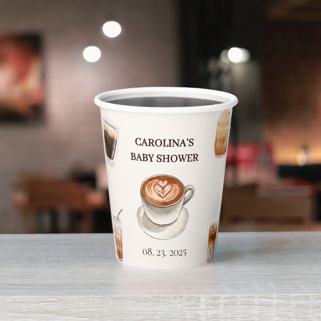 Elegant Baby ist das Brewing Coffee Baby Duwer Pappbecher (Von Creator hochgeladen)