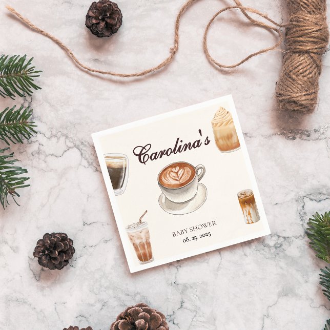 Elegant Baby ist das Brewing Coffee Baby Duwer Serviette (Von Creator hochgeladen)